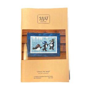 2003 Quilted Wall Hanging Penguins Home Décor Pattern MH599 Sewing Craft Winter